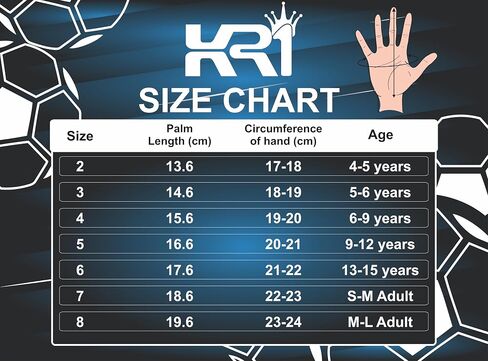 Soccer Goalie Gloves, Football Goalkeeper Gloves for Kids Boys Youth Children Double Wrist Along 4mm Super in Saudi Arabia