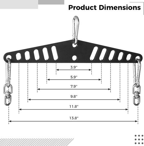 Fitness Workout Weight Spreader Bar, Double to Single Adaptor Plate, Back Stretch Expand Bar, Back Arm Training Accessory, Pull Up Down Trainer, Crossover Machine Attachment for Home Gym Pulley in Saudi Arabia