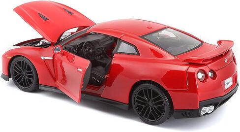 مجموعة نماذج دييكاست من نيسان بوراجو B18-21082 GT-R 2017 بوصة، مقياس 1:24، ألوان متنوعة in Saudi Arabia