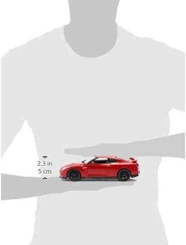 مجموعة نماذج دييكاست من نيسان بوراجو B18-21082 GT-R 2017 بوصة، مقياس 1:24، ألوان متنوعة in Saudi Arabia
