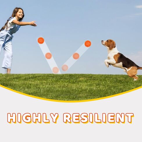 كرة كلب شائكة مقاس 3.5 سم، لعبة للحيوانات الأليفة، ألعاب تصدر صريرًا للكلاب، كرة مضغ عدوانية، أحمر in Kuwait