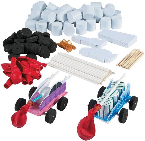 DIY Steam Car Kits - Makes 10 - STEM Educational and Science Activities for Kids in Kuwait