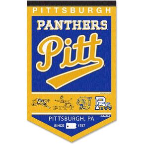 College Flags & Banners Co. Pittsburgh Panthers Heritage History Banner Pennant