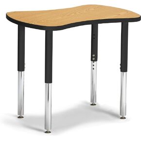 Jonti-Craft Berries 6310JCS211 طاولة ربطة تعاونية ،24 بوصة × 35 بوصة ،بلوط/رمادي