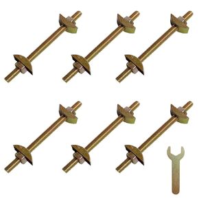 12 Pcs Countertop Connector,Table Top Fasteners,Joint Connector Drawbolt Pack, Draw Bolt Countertop Flip Connector for Joining Countertops, Butcher Blocks, Furniture, and More