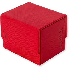 Vault X Premium Exo-Tec Trading Card Deck Box - Large Size for 80+ Sleeved Cards - PVC Free Card Holder for TCG (Electric Green)