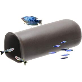 Saim Shrimp Cave Ceramic Fishes Shrimp Spawning Breeding Cone Shelter Fish Tank Aquarium Decorations (Middle)