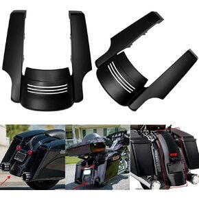 Matte Black 5" Motorcycle Rear Fender Extension Stretched Filler for Harley Touring Street Gilde Road Gilde 2014-2023