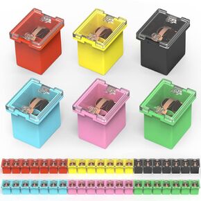 48 pcs Car Fuses Assortment Kit, Automotive Tall/Standard Low Profile Box Shaped Fuse(20A, 30A, 40A, 50A, 60A, 80A)