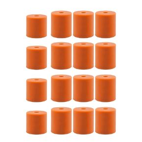 Heatbed Silicone Leveling Column, Solid Bed Mounts 12 PCS 18mm+ 4 PCS 16mm Stable Hotbed Tool Heat-Resistant Silicone Buffer for 3D Printers (16 PCS)