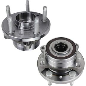 Autoround 512460 Front/Rear Wheel Hub and Bearing Assembly 2PCS fit for Ford Explorer 2011-2018/ Police Interceptor Utility 2013-2018 5 Lug