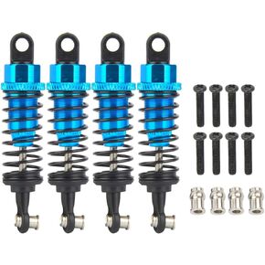 Tbest Shock Damper, RC Car Assembled Springs Damper RC Model Upgrades Accessory Compatible for A949 A969 A979 K929 1/18 Model Car(Blue) A969 Shocks A959 Upgrades Amortiguadores Rc A959