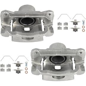 Autoround Front Disc Brake Caliper Assembly with Bracket 18B5000 18B5001 fit for Ford Fusion 2006-2012, Mazda 6 2006-2013, Lincoln MKZ 2007-2012/ Zephyr 2006, Mercury Milan 2006-2011
