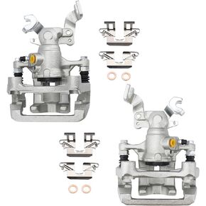 DRIVESTAR 18B5002 18B5003 New Rear Left & Right Brake Caliper, 2006-2012 for Ford Fusion, for Lincoln 2007-2012 for MKZ 06 Zephyr, 2006-2013 for Mazda 6, 2006-2011 for Mercury Milan