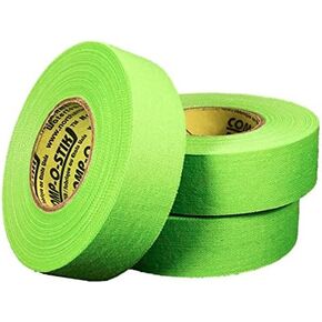 3 Rolls of Comp-O-Stik NEON Green Hockey Lacrosse Bat Cloth Stick Tape Athletic Tape (3 Pack) Made in The U.S.A. 1" X 60' in Kuwait