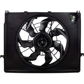 مجموعة مروحة تبريد المبرد AC A/C مناسبة لشركة Hyundai Sonata 2.4L 2011 2012، لكيا أوبتيما 2.4L 2011 2012 2013 2014 استبدال # 253803Q170 615343372211 674-50659 KI3115136 in Saudi Arabia
