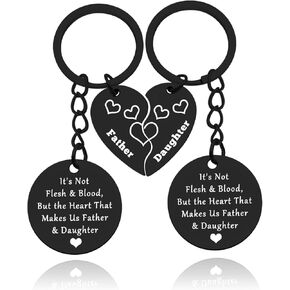 Funny Dad Daughter Gift for Step Dad Adoption Gift Jewelry Step Dad Fathers Day Keychain Step Dad Gift Father In Law Gifts from Daughter in law Keychain Fathers Day Wedding Christmas Birthday Gift