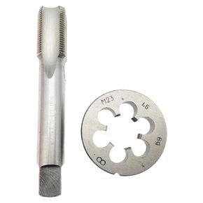 M23 x 1.5 Tap and Die Set RH M23x1.5 Tap Right Hand Straight Fluted Machine, M23 x 1.5 Thread Tap Die Set RH M23x1.5 Tap & Die Right Hand Cutting Machine Screw