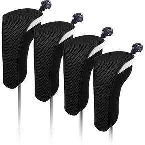 4X Thick Neoprene Hybrid Golf Club Head Cover Headcovers with Interchangeable Number Tags