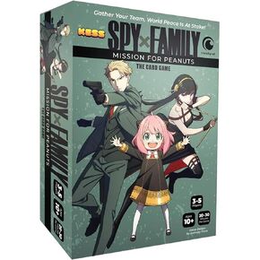 KESS ‘Spy X Family: Mission for Peanuts’ Board Game for Players 3-5, Indoor Fun, Ages 10 & Up, Playtime 20-30 Mins, Japanese Manga Anime