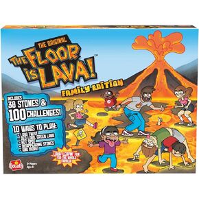 The Original The Floor is Lava! Family Edition - Interactive Game for Kids and Adults - Promotes Physical Activity - Indoor and Outdoor Safe
