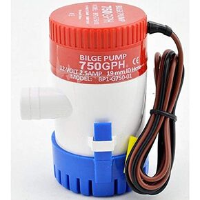 Boat Bilge Pump 750gph 12v 3/4" Outlet
