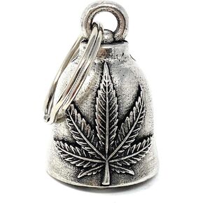 Bravo Bells Bud Leaf Bell - Biker Bell Accessory or Key Chain for Good Luck on the Road