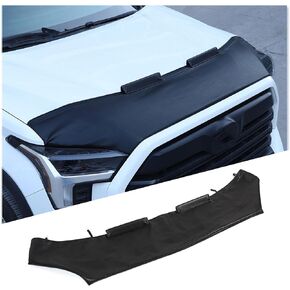 Hood Shield Protector Stone Guard for Toyota Tundra Sequoia 2022 2023 2024, Leather Foldable Easy Storage