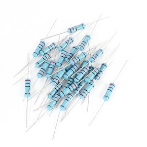 uxcell a14060600ux0448 2W 1% Tolerance 2.2 Ohm Flameproof Axial Metal Film Resistor 30 Piece, 0.2" Width, 2.36" Length