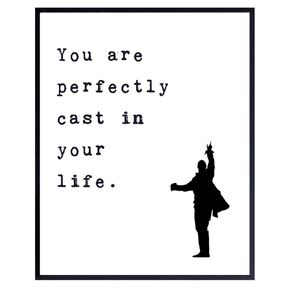 Poster Print - Musical Merchandise - Motivational Inspirational Quote - Gift for American History Fans - Broadway Play Wall Art Decor, Room Decoration - 8x10 Unframed