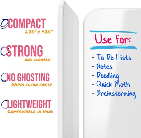 Small Dry Erase Board – Compact Durable Small White Board – Mini White Board for Desk or Kids Dry Erase Board in Saudi Arabia