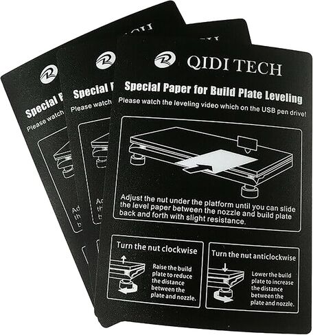 أوراق تسوية QIDI Tech لطابعات QIDI Tech ثلاثية الأبعاد (3 قطع) in Kuwait