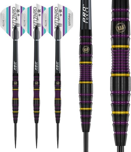 Winmau Simon Whitlock The Wizard 85% Tungsten Edition Professional Tungsten Darts Set with Flights and Stems (Shafts) in Saudi Arabia