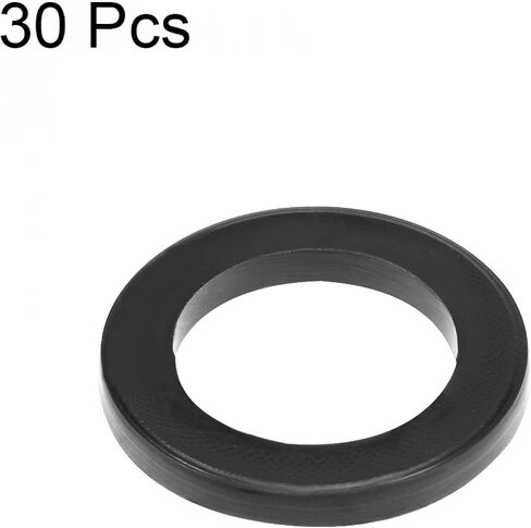 uxcell Rubber Flat Washers 11mm OD 5mm ID 1.2mm Thickness for Faucet Pipe Water Hose, Pack of 30 in Saudi Arabia