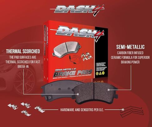 وسادة فرامل شبه معدنية ممتازة MD1057 EDGE in Kuwait