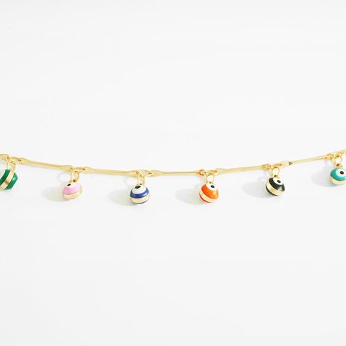 Gold Anklet for Women 14K Gold Plated Trendy Dainty Link Chain Ankle Bracelets Adjustable Anklets Handmade Simple Gold Jewelry Gifts in Kuwait