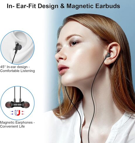 USB C Wired Headphones with Mic for iPhone 15, Type C Earbuds Magnetic Volume Control Mute Function Noise Cancelling for Samsung S24 S23 A55 A54 Galaxy Z Fold Flip 5 iPad OnePlus 12 11 Pixel 8 Pro 7 6 in Saudi Arabia