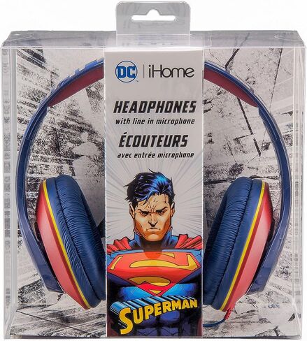 Superman Headphones - On Ear Hero Design with Built in Mic in Saudi Arabia