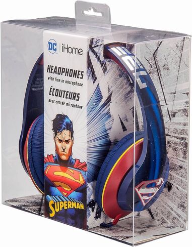 Superman Headphones - On Ear Hero Design with Built in Mic in Saudi Arabia