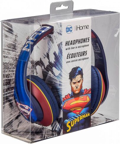 Superman Headphones - On Ear Hero Design with Built in Mic in Saudi Arabia