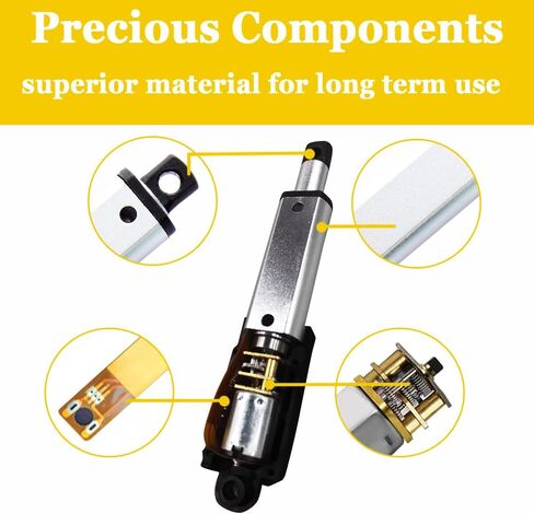 Mini Electric Linear Actuator 12V, Stroke Waterproof Linear Actuator, Speed 4mm/s, 200N/45lb for Car RV Electric Door Opener Sofa Recliner TV Table Cabinet Window Lift in Saudi Arabia