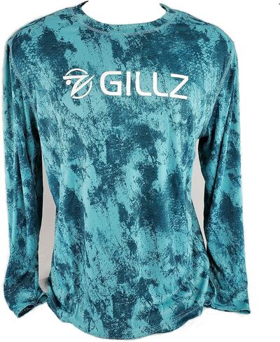 Gillz Men's Extreme Grunge Scales Long Sleeve UV Protective Lightweight Moisture Wicking Quick-Dry Breathable Fishing Shirt in Saudi Arabia