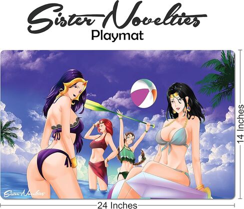 بساط لعب MTG (بساط لعب للرسوم المتحركة مع تخزين أنبوبي لمفرش اللعب) بساط لعب TCG من المطاط السميك من النيوبرين MTG مع خياطة قفل الغطاء، ملحقات MTG، ملحقات Magic The Gathering in Kuwait