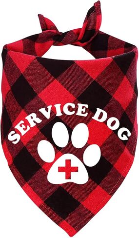 مضحك الأحمر منقوشة القطن مثلث خدمة الكلب باندانا للصور عيد ميلاد حزب الدعائم وشاح الأوشحة الزينة، الحيوانات الأليفة عشاق مالك هدية in Kuwait