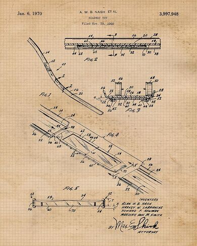 Vintage Diecast Toys Patent Prints, 4 (8x10) Unframed Photos, Wall Art Decor Gifts for Home Office Gears Garage Shop Studio School Engineer Student Teacher Coach Hot Wheels Car Builder Creator Fans in Saudi Arabia
