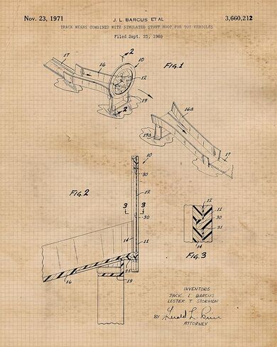 Vintage Diecast Toys Patent Prints, 4 (8x10) Unframed Photos, Wall Art Decor Gifts for Home Office Gears Garage Shop Studio School Engineer Student Teacher Coach Hot Wheels Car Builder Creator Fans in Saudi Arabia