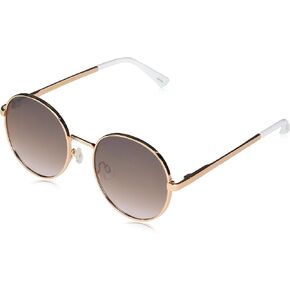 MARTHA STEWART Women's Ms141 Vintage Metal Uv400 Protective Round Sunglasses. Timeless Gifts for Her, 50 Mm
