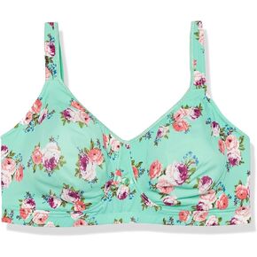 Avenue womens Plus Size Bra Soft Caress Prt