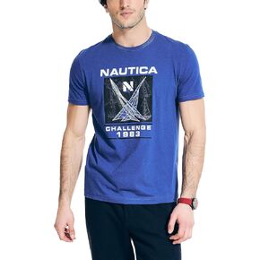Nautica Men's Sustainably Crafted Challenge 1983 Graphic T-Shirt