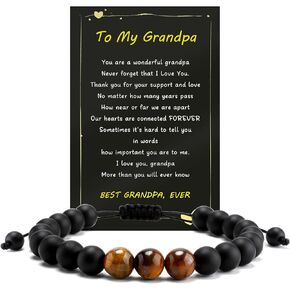Grandpa Gifts Men Bracelet Gifts For Grandpa Gifts For Grandfather Grandpa Birthday Gifts For Grandpa Best Grandpa Gifts From Grandchildren Grandpa Valentine Gifts From Grandson Grandfather Gifts
